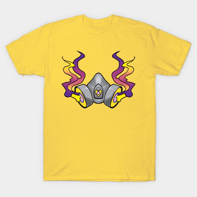 Trans Intersex Gas Mask T-Shirt by Storefront Soup